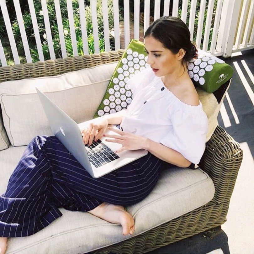 Manufacturer Supplies Cross-Border Supply Acupuncture Massage Mat Acupuncture Massage Mat Set Acupressure Mat