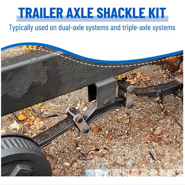 Trailer Handcuffs Kit for 3500-7200lbs Axles Tailored Shaft Series Axle Trailer Kit