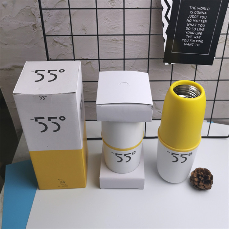 New 55 Degree Cup Stainless Steel Rapid Cooling Cup Internet Celebrity Shake 55 ℃ Water Cup Constant Temperature Cooling Cup with Printable Logo