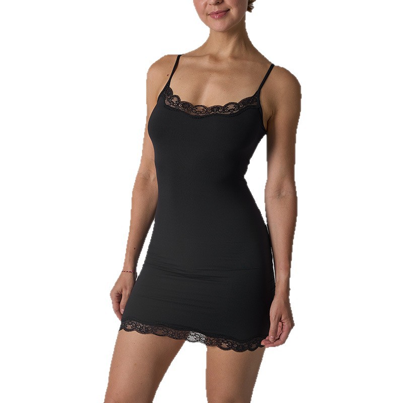 Lace Slip Dress High Elastic Sleeveless Lace Dress Women's Suspender Slim Sexy Short Skirt Summer Women's Clothing