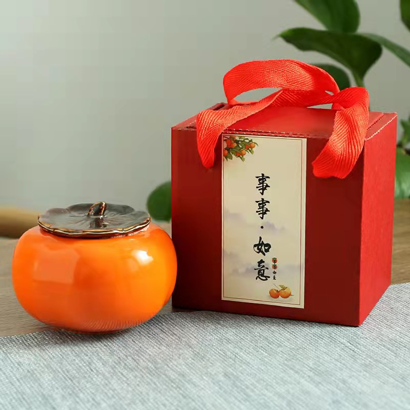 Everything is wishful wedding commercial promotional advertising gifts Persimmon tea set set set of tea set can be made logo