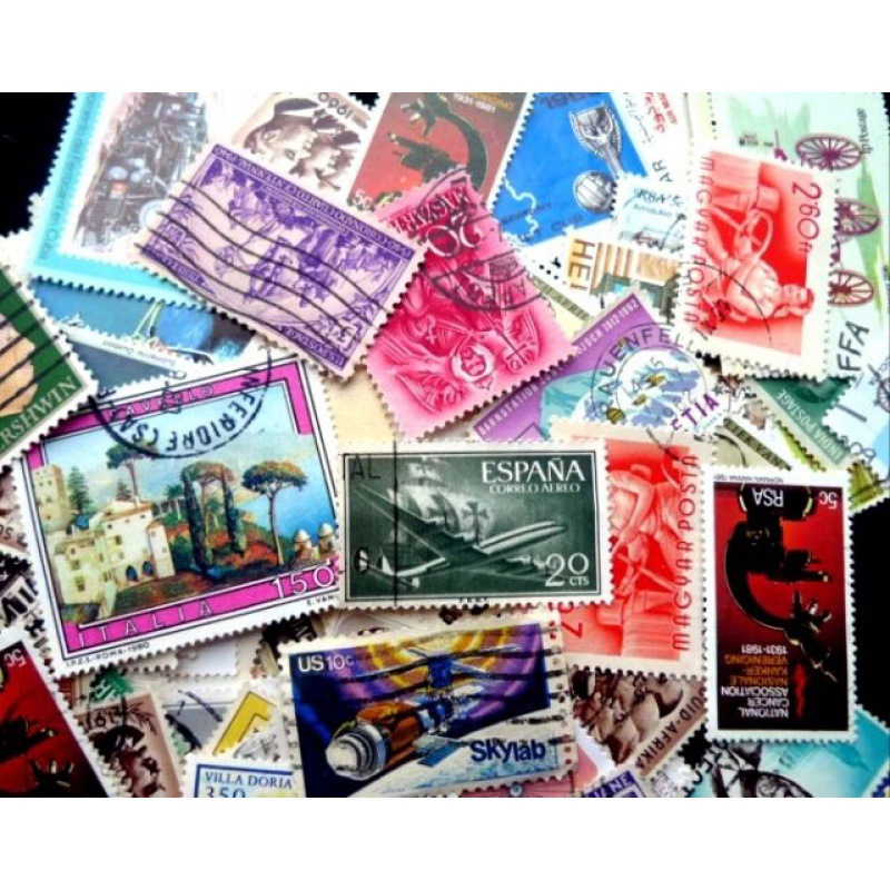 Stamp Foreign Pieces with Different Repeating Plants, Architectural Figures, Paintings, Art, Sports, Transportation, Direct Sales, Yinqin