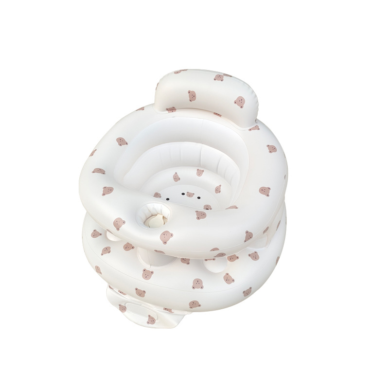 Korean Style New Arrival Walling School Seat Baby Sofa Portable Easy Folding PVC Material Drop-resistant Sitting Artifact School Seat