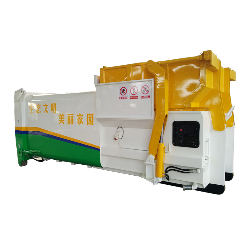 Horizontal Mobile Garbage Compaction Station 6/12 Square Sanitation Equipment Fully Automatic Garbage Compaction Treatment Equipment
