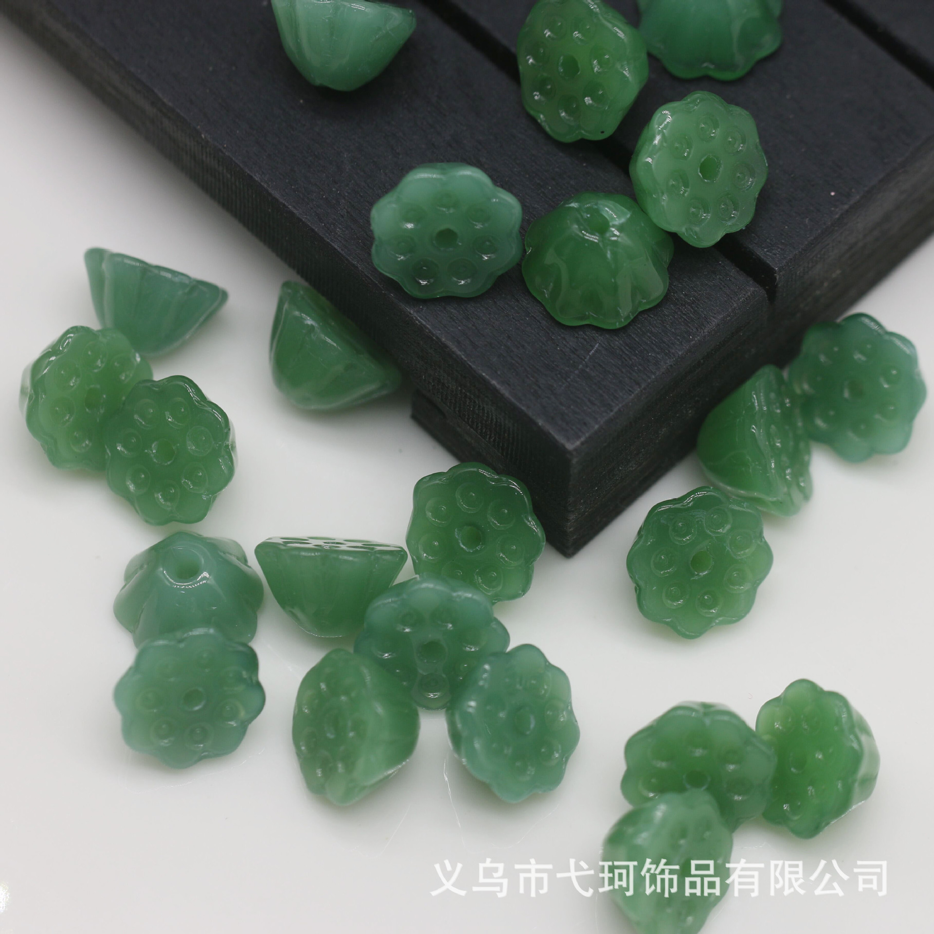 G2 чешская глазурованная лотосовая крыша, около 7*10мм, отверстие для семян лотоса, ручная работа, DIY, антикварные аксессуары для заколок