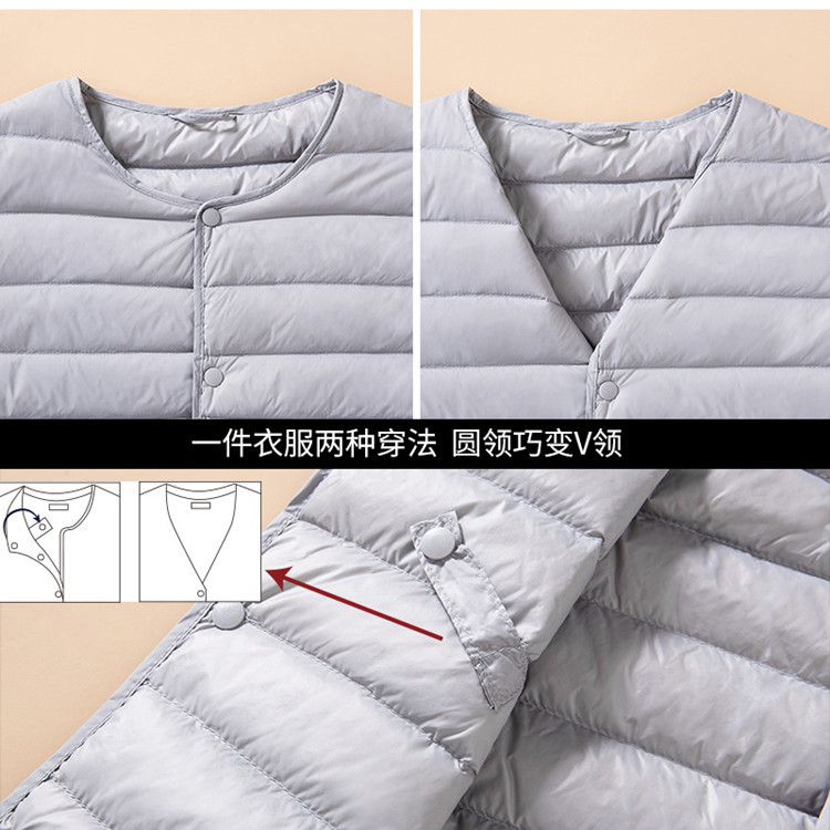 Down jacket men's and women's same style 2022 autumn and winter new lightweight down jacket liner light thin fashion warm