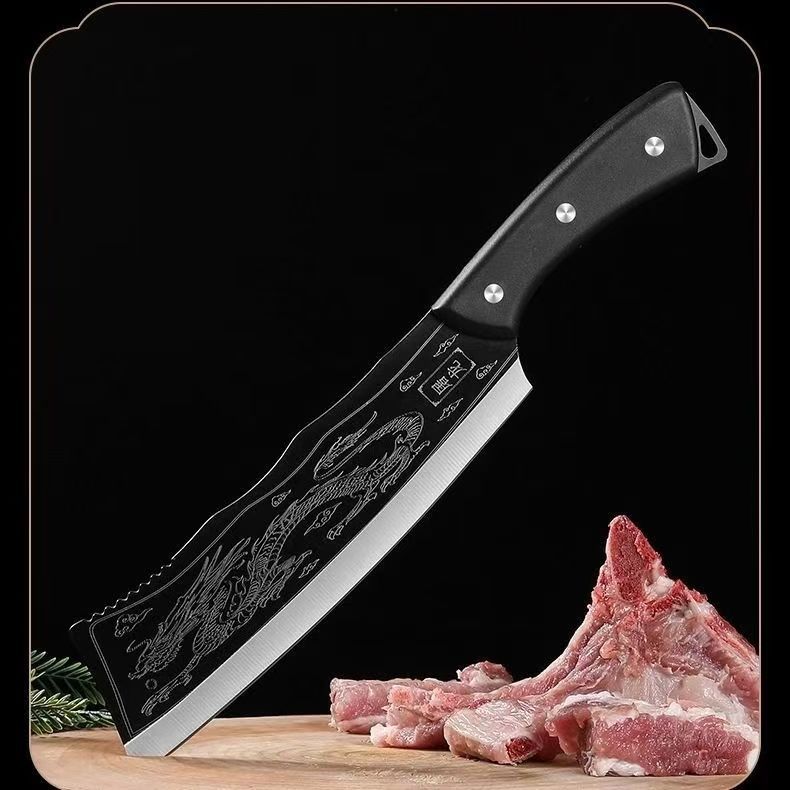 Yangjiang factory in stock stall running Jianghu household dragon knife outdoor chopping knife kitchen chopping knife sharp meat kitchen knife