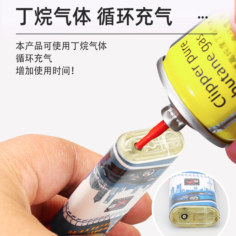 Factory wholesale Bozhong 666 large high temperature thickened windproof lighter can be aerated wide version lighter can be exported