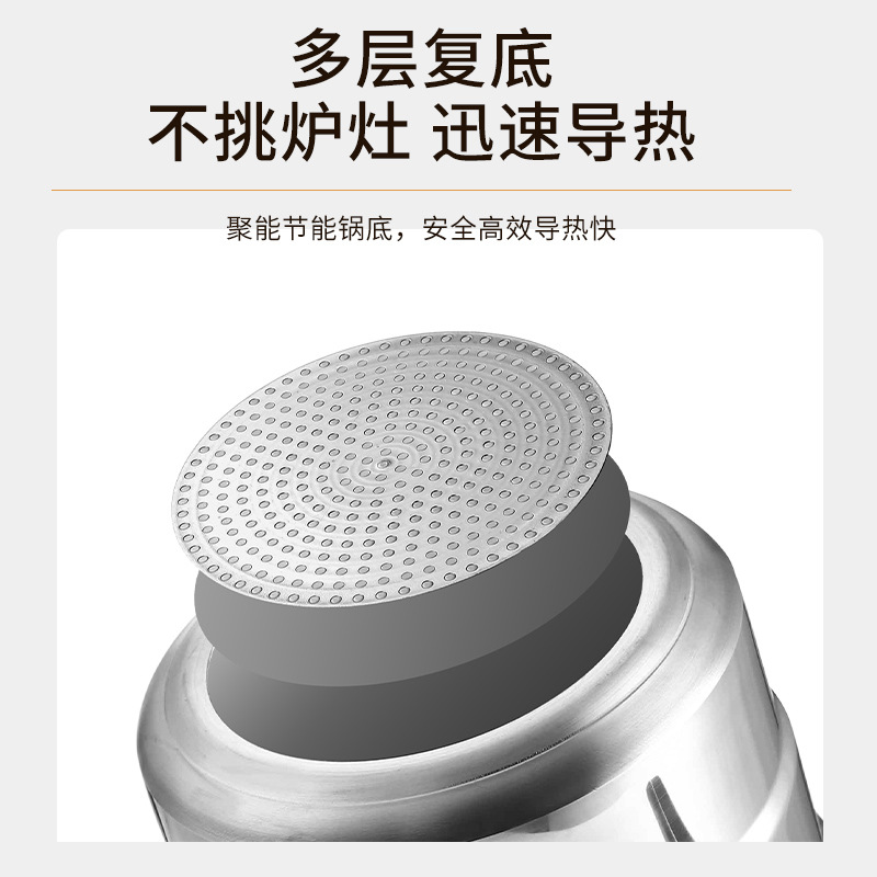 Fubao pressure cooker wholesale household commercial gas induction cooker universal thickening safety explosion-proof commercial