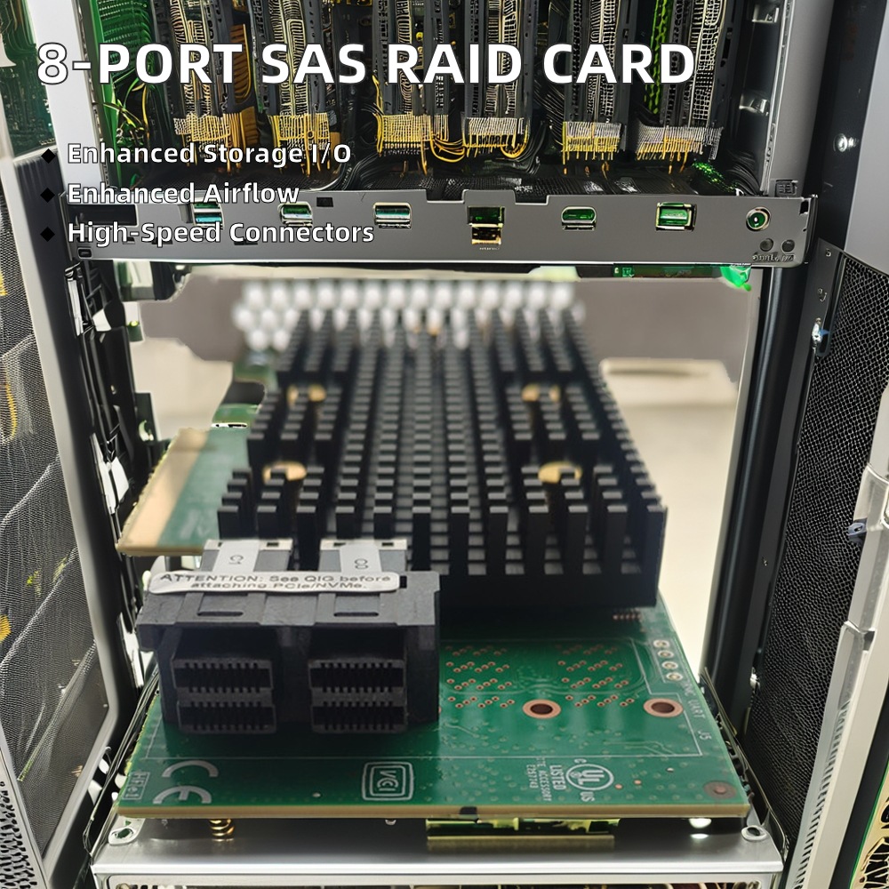 Large-Scale Integrated Circuit Megaraid 055000802 High Performance 8-Port Sff-8643 Pcie Rai