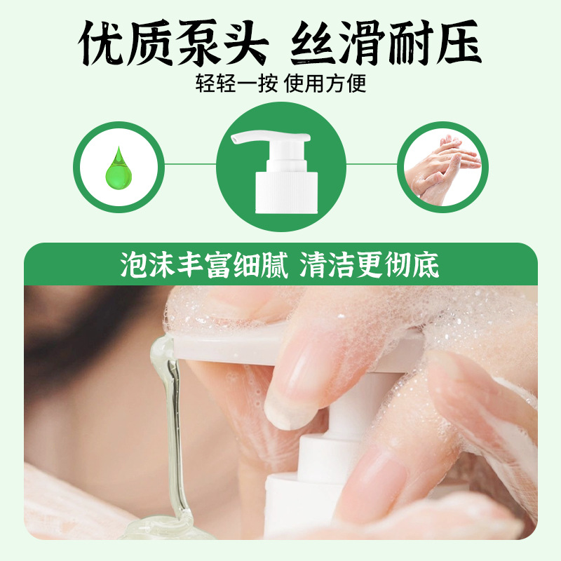 Aloe Vera Fragrance Hand Sanitizer 500ml Fragrance Household Antibacterial Press Bottle Family Pack Wholesale
