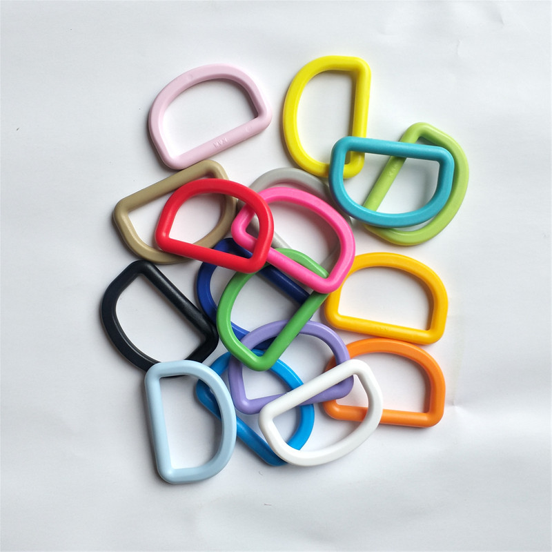 3.2cm D Buckle thickened D Buckle buckle luggage accessories buckle plastic buckle horseshoe buckle key chain stirrup mouth D Buckle