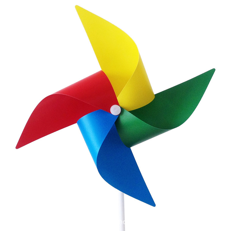Scenic Spot Outdoor Corridor Plastic Windmill Wedding Kindergarten Decoration String Hanging Kidsren's Small Windmill Spot Wholesale