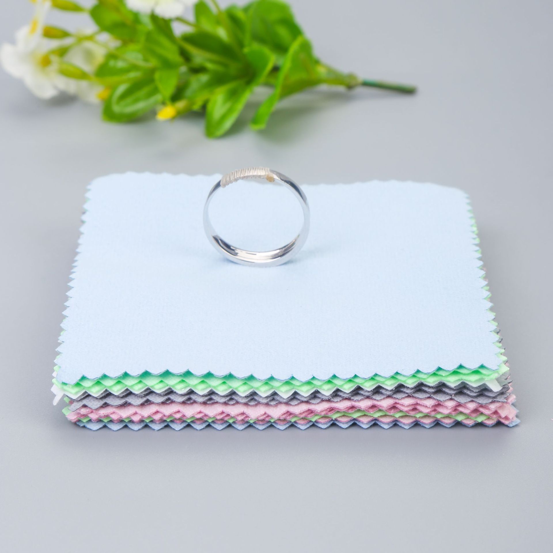 Индивидуальная полировочная ткань для серебра, полировка серебра, чистка чернения и окисления серебряных ювелирных изделий