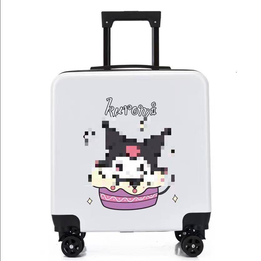 Wholesale 20-inch children's trolley case printable logo cartoon children's trolley case universal wheel travel suitcase