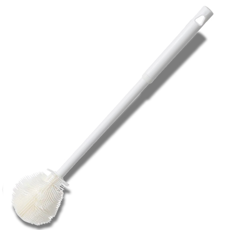 Milk Bottle Brush Soft Wool Silicone Bottle Brush Cup Artifact No Dead Angle Long Handle Water Cup Cleaning Brush Multifunctional Bottle Washing