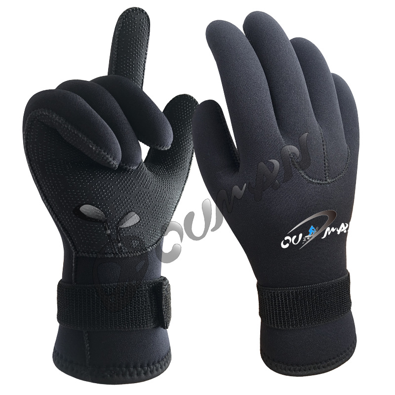 3Mm5Mm Diving Gloves Swimming and Diving Gloves Non-Slip Wear-Resistant Fishing Diving Gloves Warm and Cold-Proof Diving