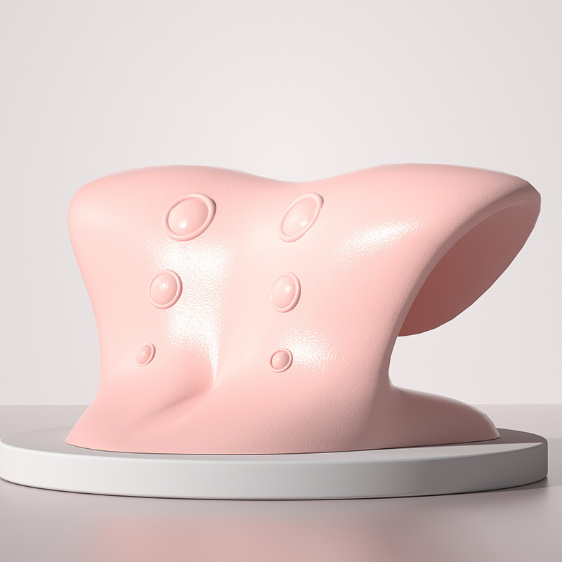 Type C cervical vertebra massage pillow physiological curvature gravity acupressure pillow sleep orthosis home cervical vertebra orthosis pillow massage