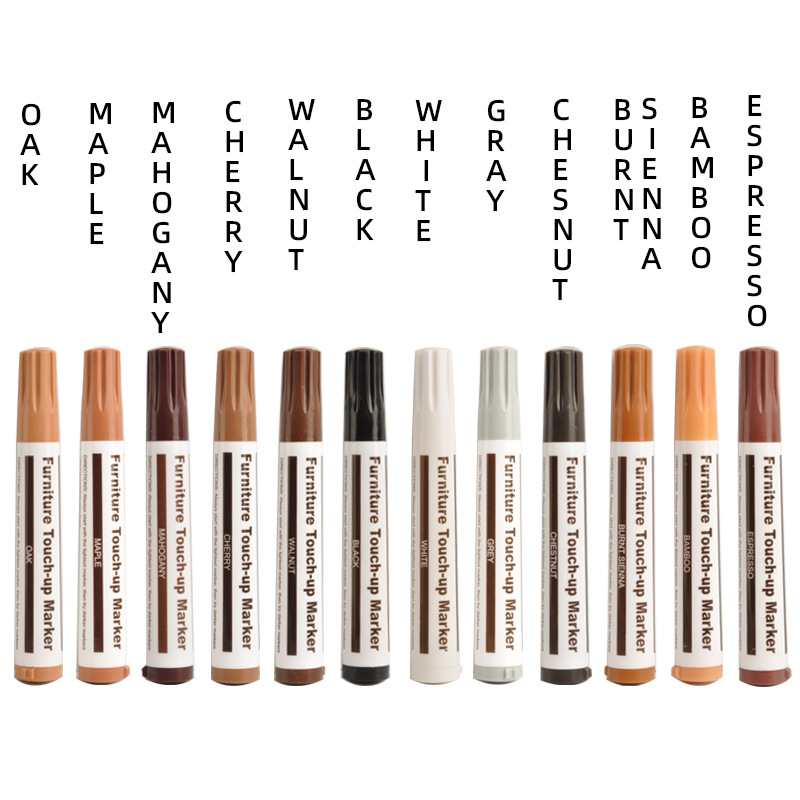 Wood grain color-making pen furniture paint-making pen floor repair scratch paint-off color-making pen furniture pen