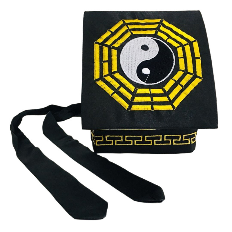 Taoist supplies gossip hat Taoist hat props hat gossip towel Zhuangzi towel method hat Lin Zhengying film and television hat