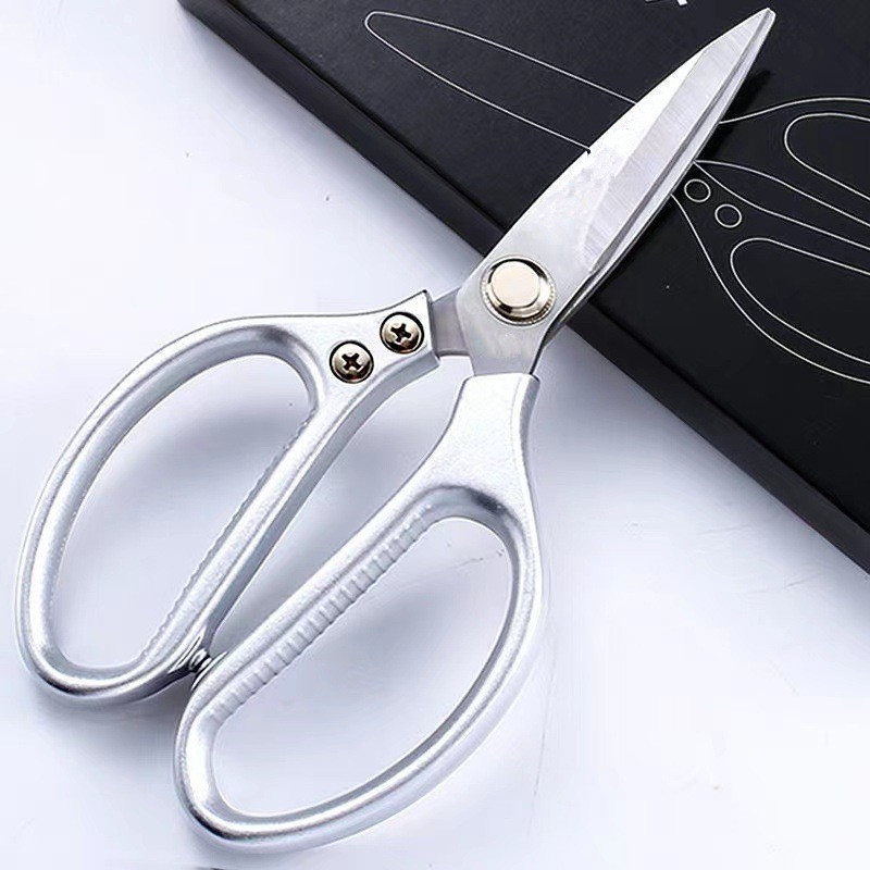 Multifunctional Kitchen Scissors Stainless Steel Strong Chicken Bone Scissors Sk5 Scissors Household Scissors Panda Scissors Wholesale