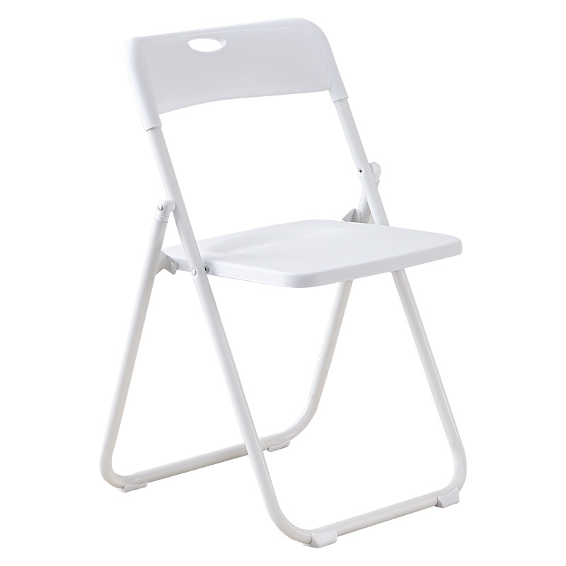 Folding Chair home comfortable bedroom stool backrest dormitory chair solid office chair space-saving computer seat