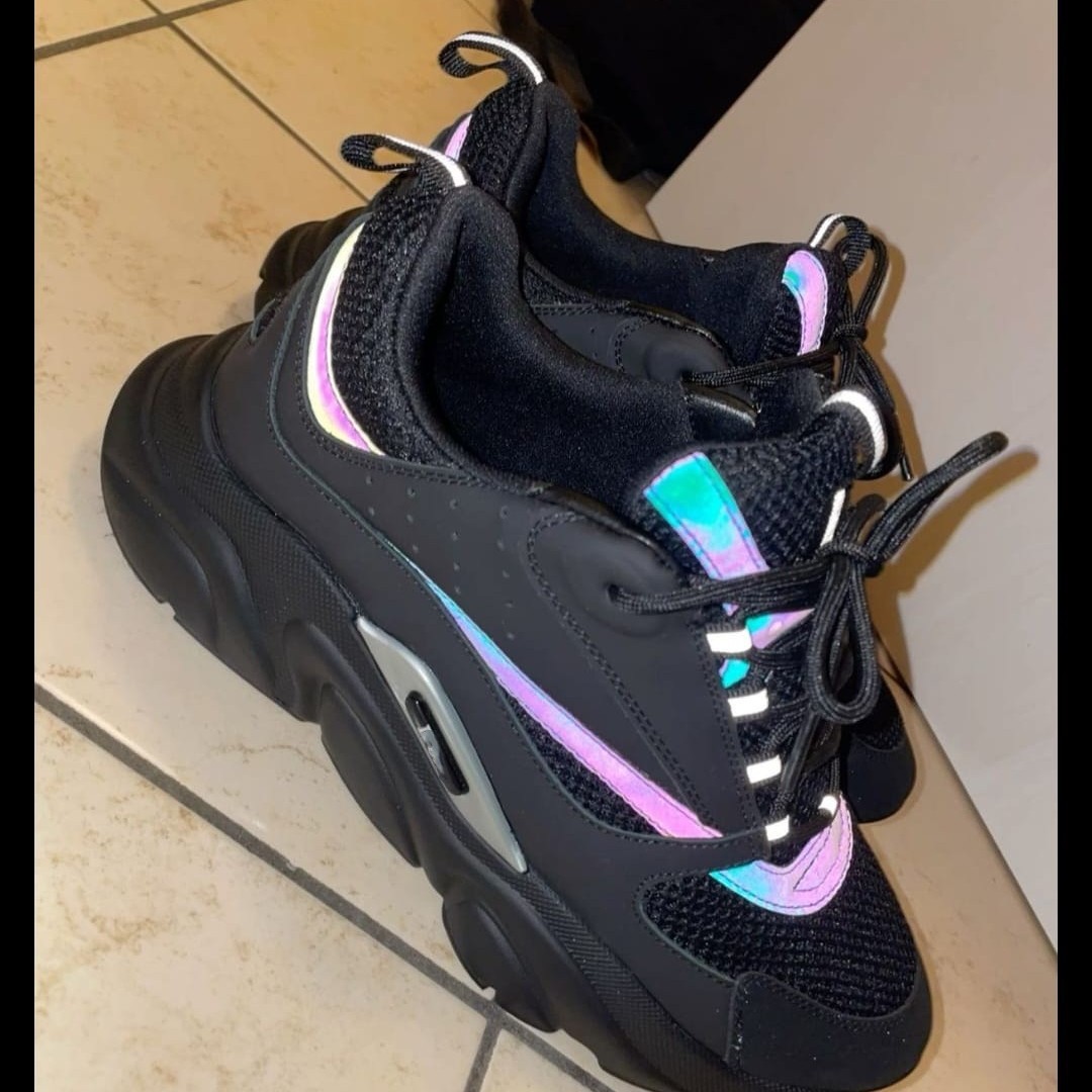 European Station B22 Height-Increasing Comfortable Non-Slip Dad Shoes Mesh Breathable Wear-Resistant Color-Block Fashion Sports Casual Men's Shoes