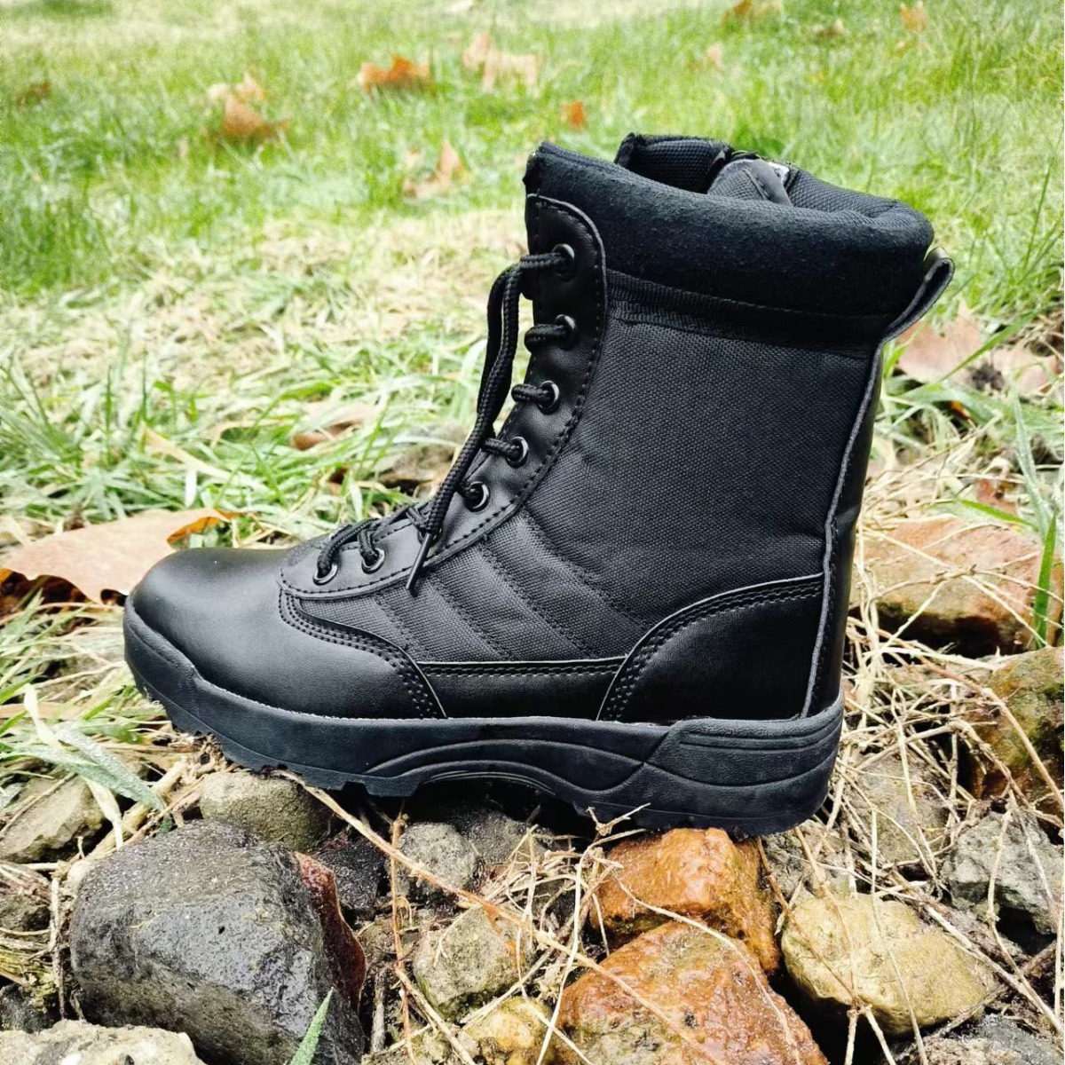 Cross-Border Direct Supply of Combat Boots, High-Top Breathable Tactical Boots, Outdoor Summer Camp Training Shoes, Hiking Shoes, Sf Delivery