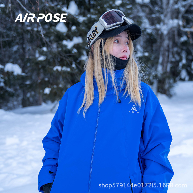airpose лыжный костюм для женщин и мужчин, зимний 3L, сноуборд, outdoor, утолщенный, ветронепроницаемый