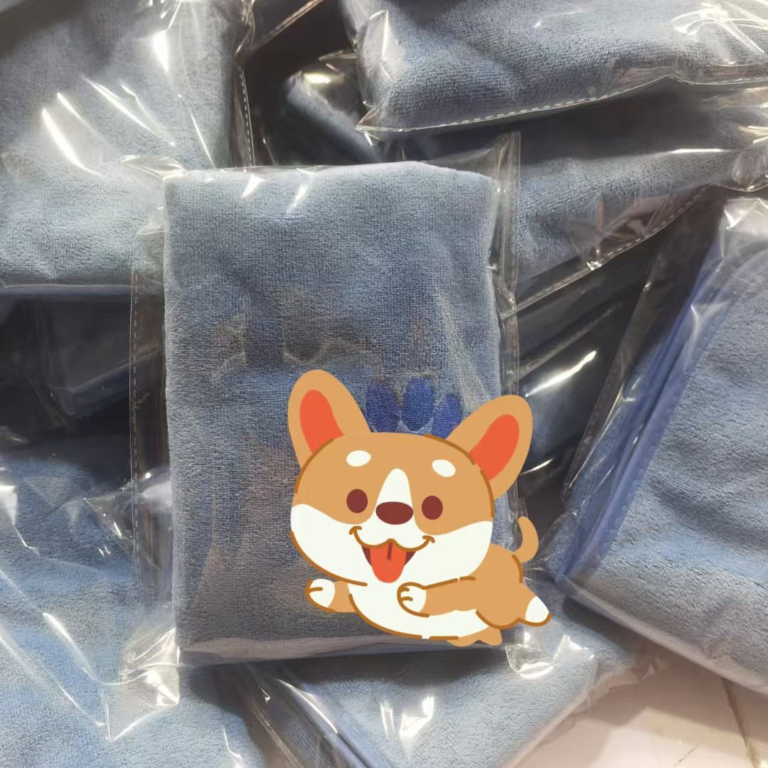 Foreign Trade Microfiber Towels Can Be Customized and Embroidered, Dry Hair Towels, Beauty Salon Towels, Wholesale Cross-Border Exports