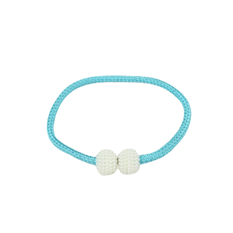 Cross-border pearl magnetic curtain buckle wholesale creative non-perforated curtain strap accessories binding rope curtain buckle
