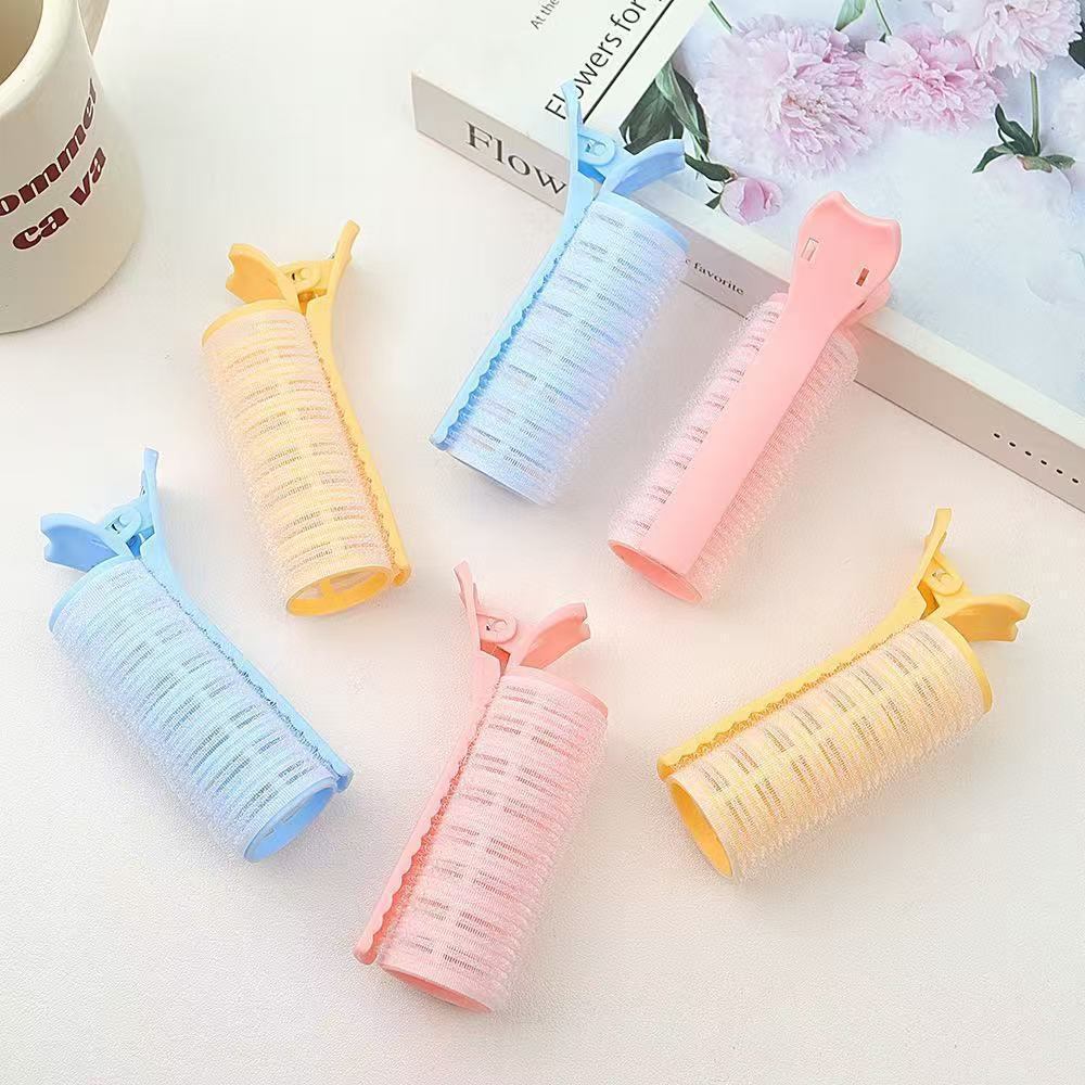 Korean New Style Curling Iron for Students, Fluffy Clip for Lazy People, Curling Iron for Hair Roots on Top of Head, Air Bangs Curling Iron