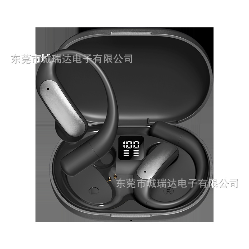 Cross-border AI intelligent simultaneous translation wireless bluetooth headset long endurance high color value sports ear-hanging bluetooth headset
