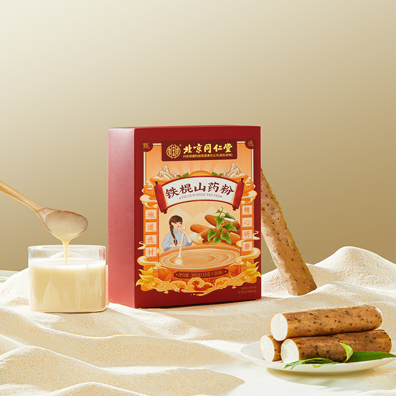 Beijing Tongrentang Inner Court Iron Stick Yam Powder 300g Dropshipping Factory Direct Sales