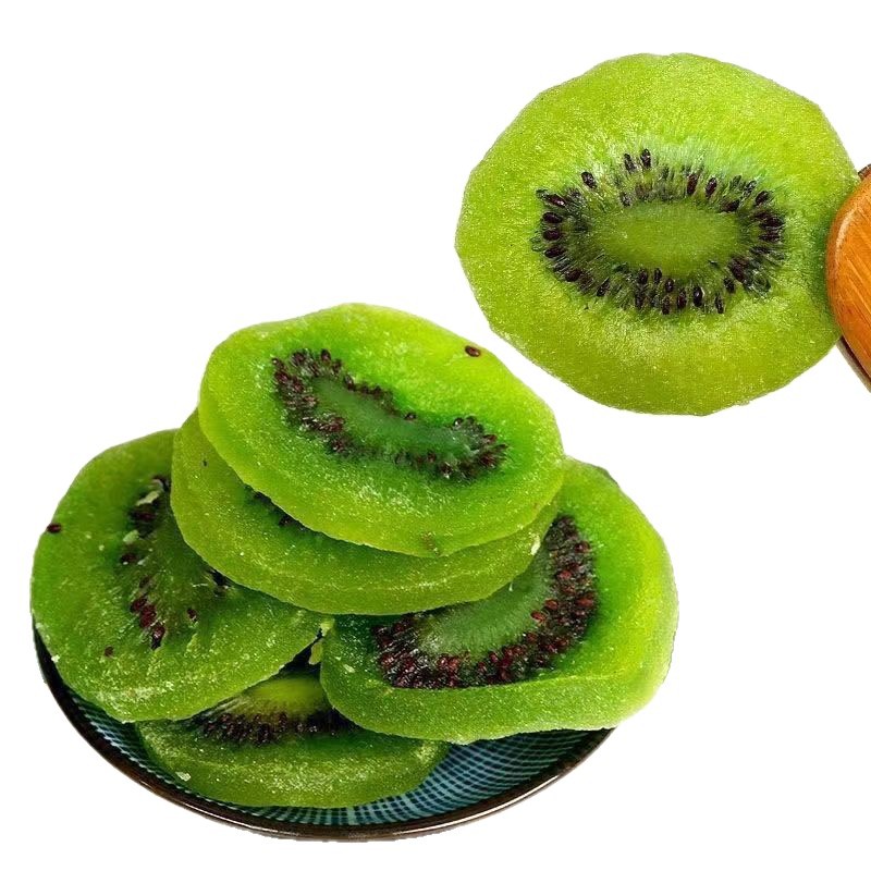 Manufacturer's Wholesale of Dried Kiwi Slices, Dried Kiwi Fruit, Candied Fruit, Sweet and Sour Snacks, Packaged in Bags