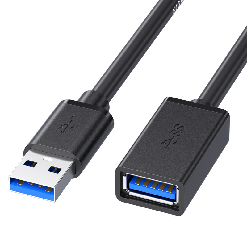 Usb3.0 extension cord male to female full package usb3.0 data cable computer U disk mouse keyboard usb extension cord