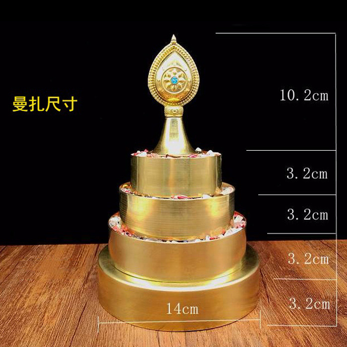 Приборы буддизма, медная пластина для домашнего использования, маленький размер