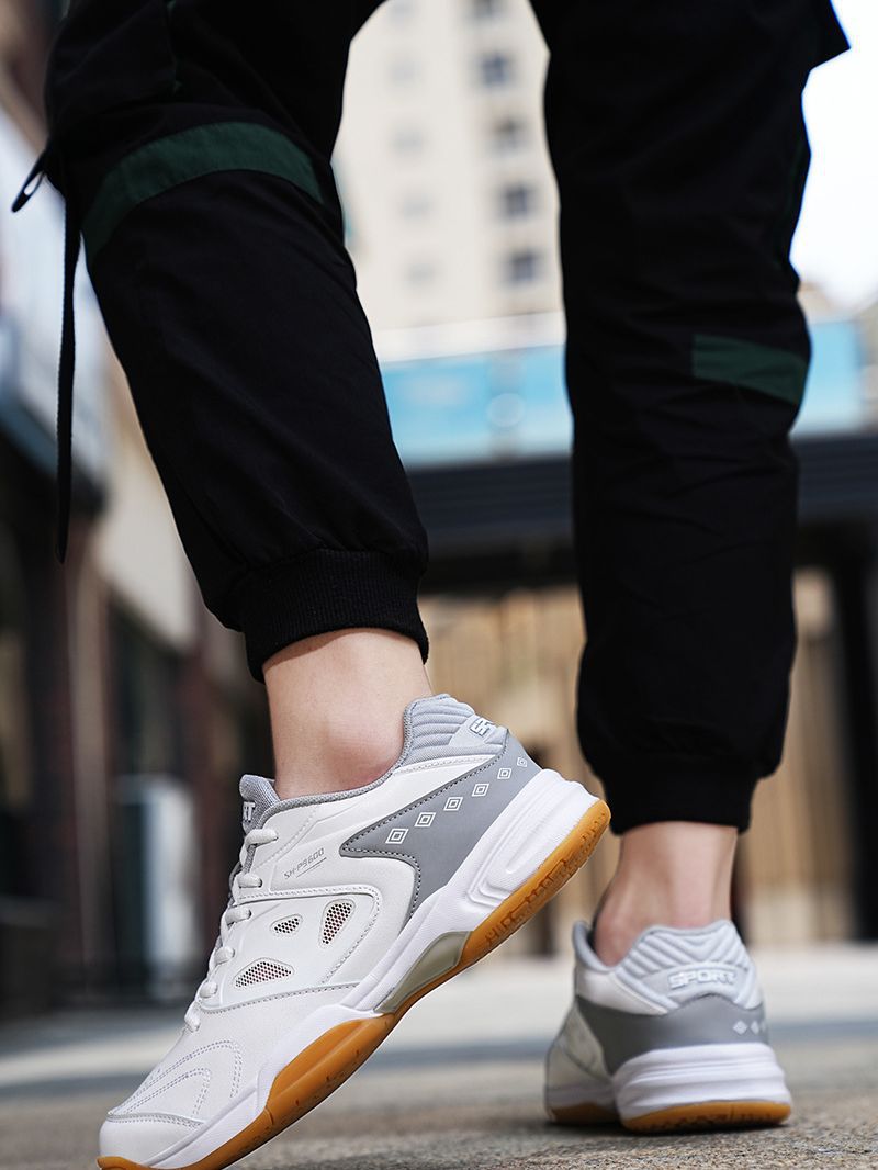 Badminton Shoes Men's Beef Sole Non-slip Tennis Shoes Table Tennis Shoes Training Shoes Large Size 46 47 48 Sneakers