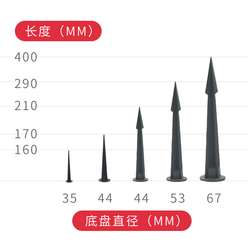 Floodlight plug Rod plug outdoor tree lamp garden plug bracket floodlight accessories manufacturers wholesale