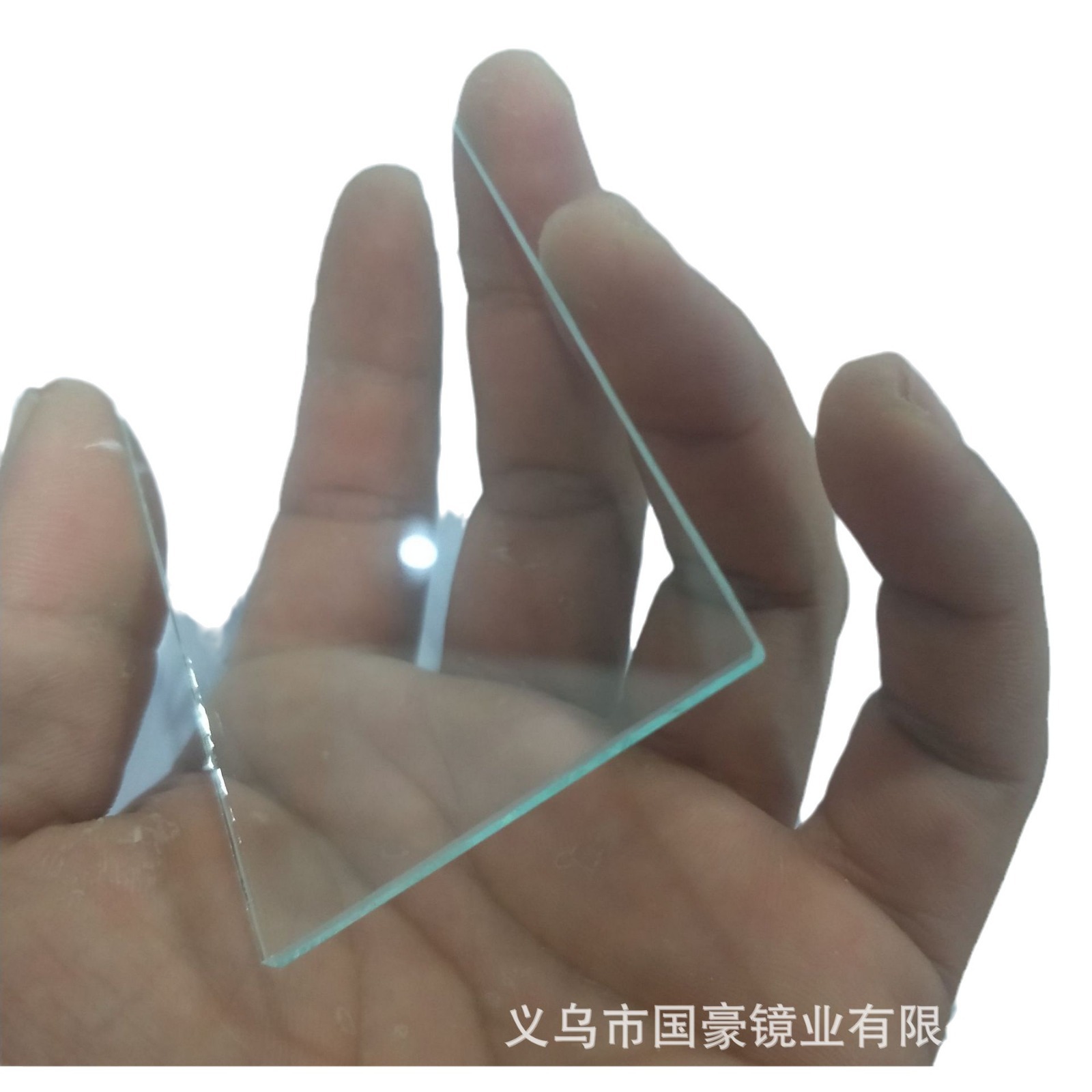 Factory ultra-white glass sheet customized 2mm3mm high transparent ultra-white glass round rectangular edging Chamfering