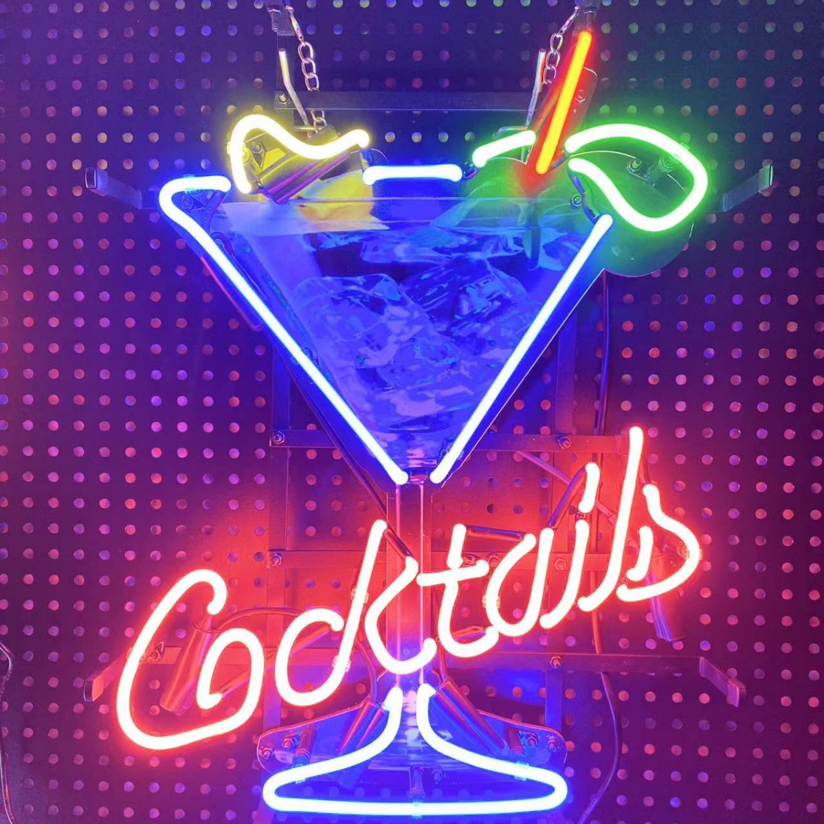 Fashion Hot Sale Uncle Barley Glass Neon Tube Letter Sign Neon Light Party Art Decoration Lamp Letter