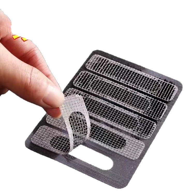 Door and window water hole sticker window screen anti-mosquito sticker aluminum alloy window drain patch screen hole patch
