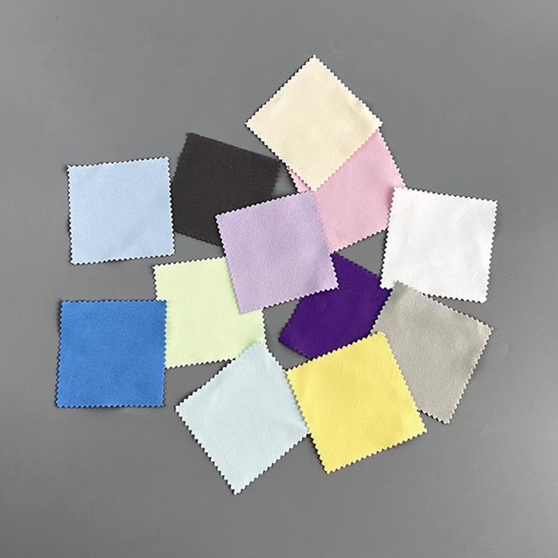 Factory wholesale double-sided velvet silver cloth cleaning cloth polishing cloth jewelry silver cloth silver jewelry maintenance cloth