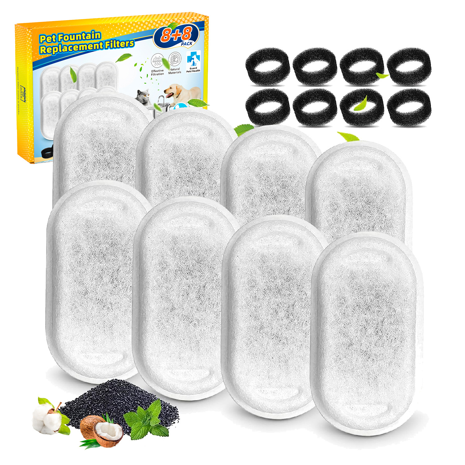 Фильтр для диспенсера воды из нержавеющей стали, активированный уголь, ионная смола, фильтрующий хлопок