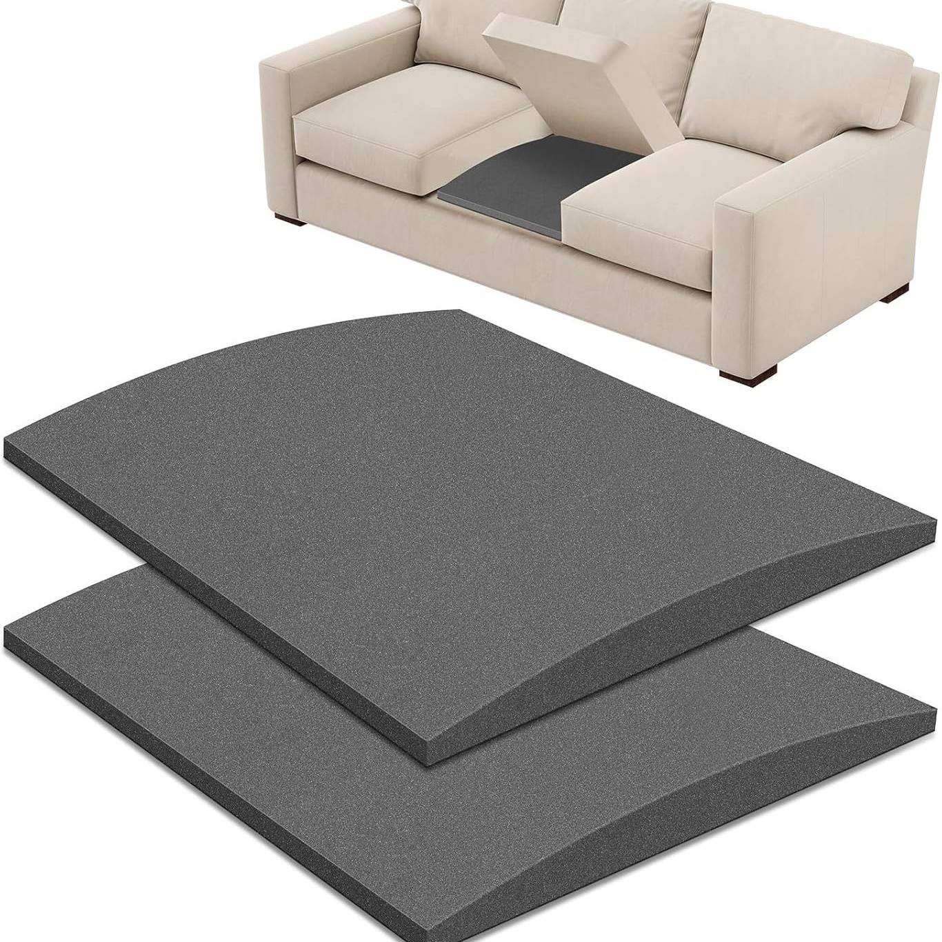 Подушка для дивана, поддержка, ремонт обивки, для мебели, подушка для сидения, ремонт провисания, изогнутая, высокой плотности