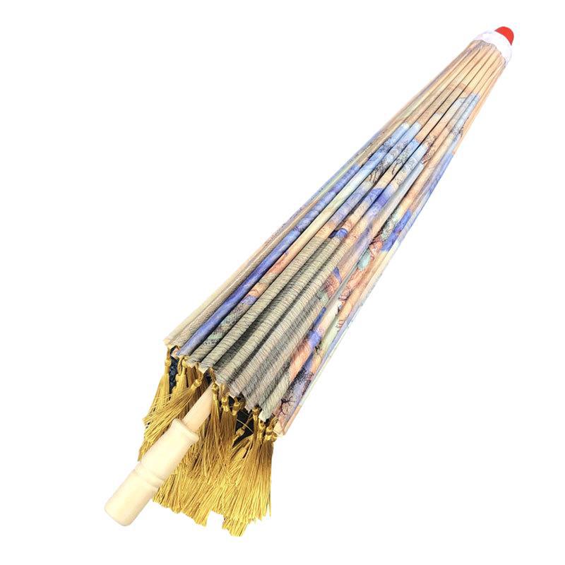 Qianli Jiangshan Picture Oil Paper Umbrella Antique Hanfu Photo Suit Umbrella Antique Oil Paper Umbrella Classical Retro Ancient Suit Umbrella