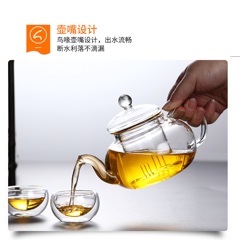 Wholesale Tea Cups, Insulated Glass Double-Layer Small Tea Cups, Heat-Resistant Glass Small Cup Set, Kung Fu Tea Set, Tea Ceremony