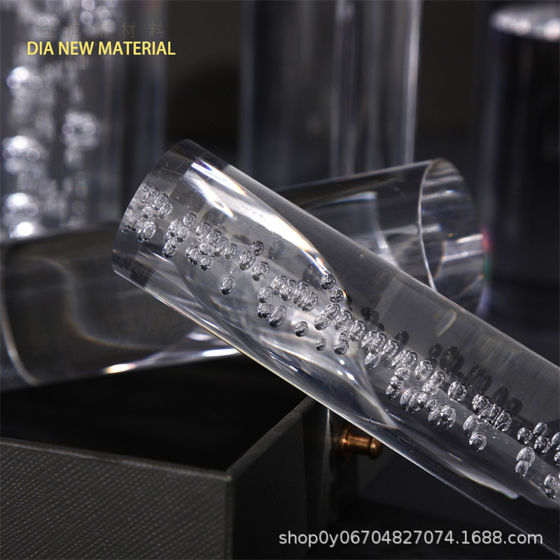 Acrylic transparent round Rod plexiglass cylindrical bubble conduit Rod 2mm-1000mm spot PMMA cylinder