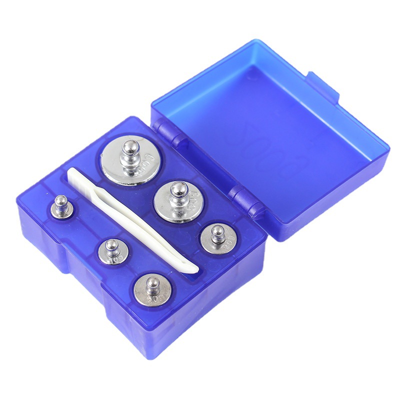 Spot steel chrome plated M2 grade split correction weight 100g set 200g 500g1kg2kg set box wholesale