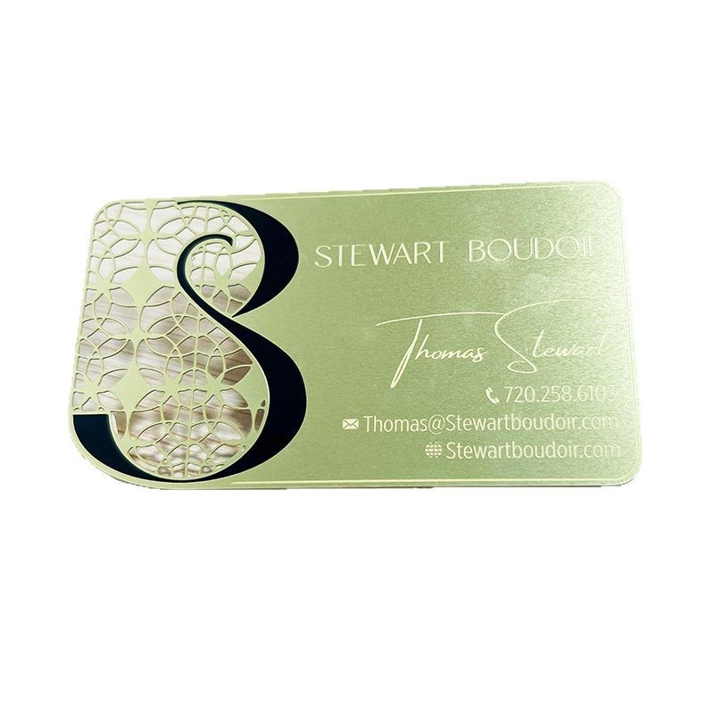 Jinkala Stainless Steel Vip Membership Metal Card Vip Cut Out Special-Shaped Metal Card Business Card Printing